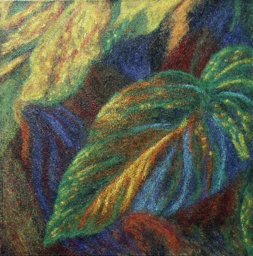 Leaf Variations 1
12” x 12”
pastel & acrylic on canvas
©2015